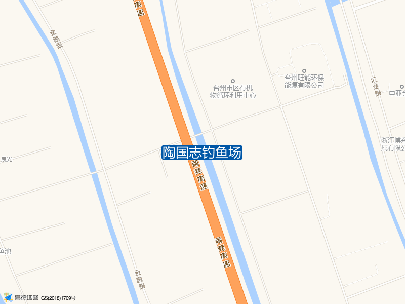 浙江省台州市路桥区形美电泳后面150米陶国志钓鱼场钓鱼点实景照片