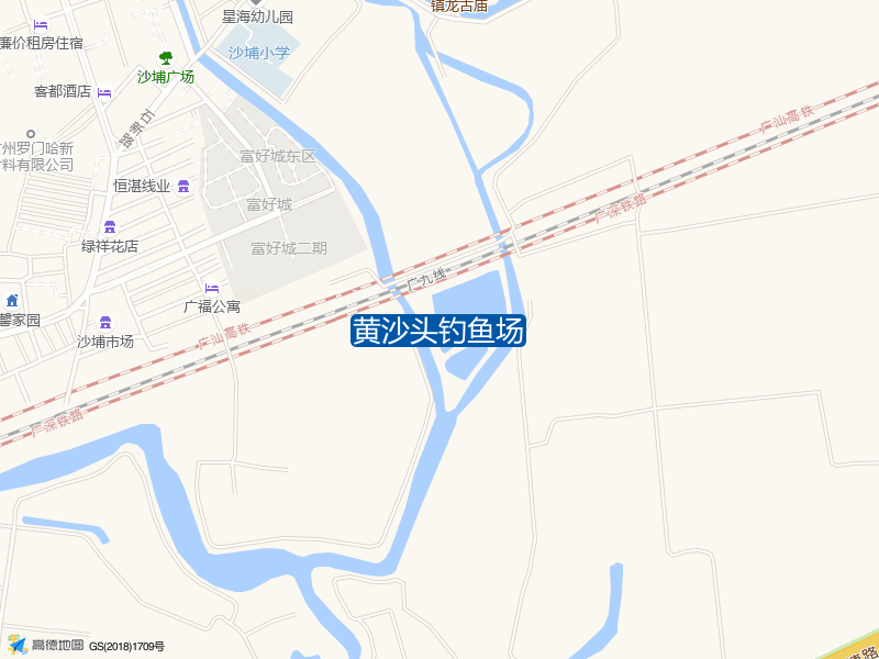 黄沙头钓鱼场钓点照片