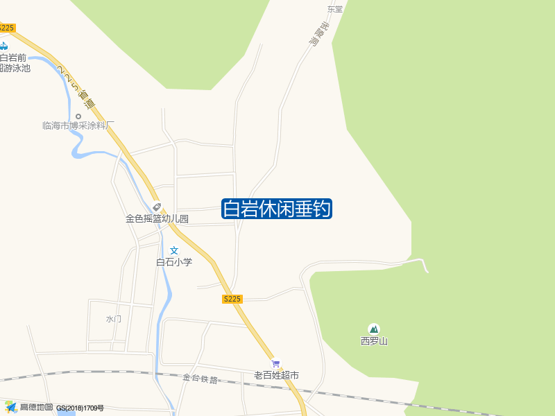 浙江省台州市临海市G351白岩休闲垂钓钓鱼点实景照片