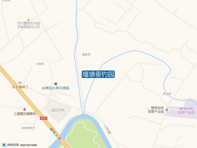堰塘垂钓园钓点照片