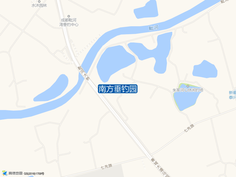 南方垂钓园钓点照片