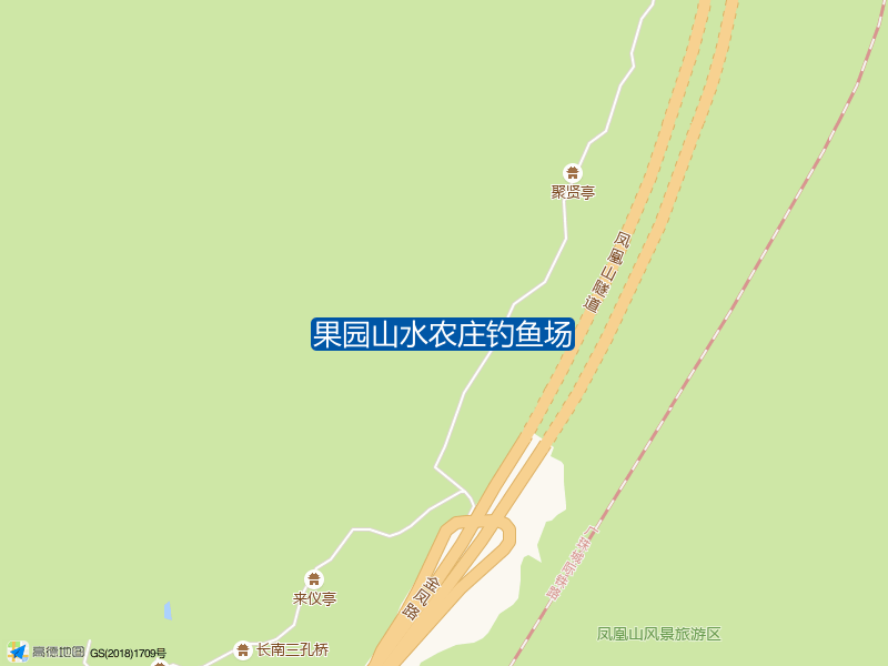 广东省珠海市香洲区凤凰山风景旅游区(金凤路西)果园山水农庄钓鱼场钓鱼点实景照片