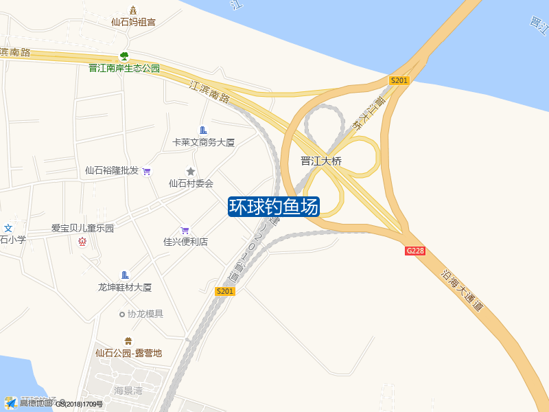 福建省泉州市晋江市六源路与晋新路交叉口西北150米陈埭安置区C地块环球钓鱼场钓鱼点实景照片