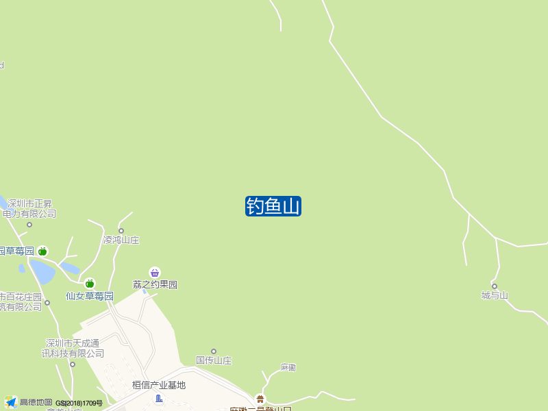 广东省深圳市南山区西丽街道丽康路882号钓鱼山钓鱼点实景照片