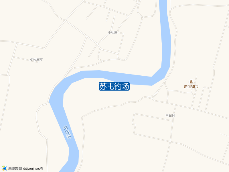 河北省沧州市泊头市苏屯钓场钓鱼点实景照片