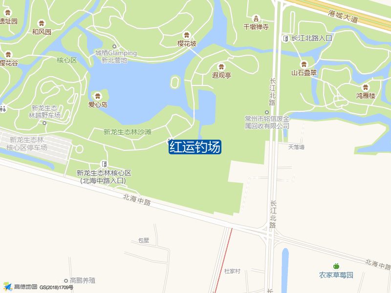 江苏省常州市新北区新马大道红运钓场钓鱼点实景照片