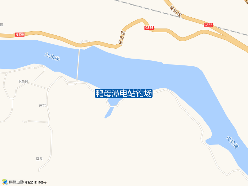 鸭母潭电站钓场钓点照片