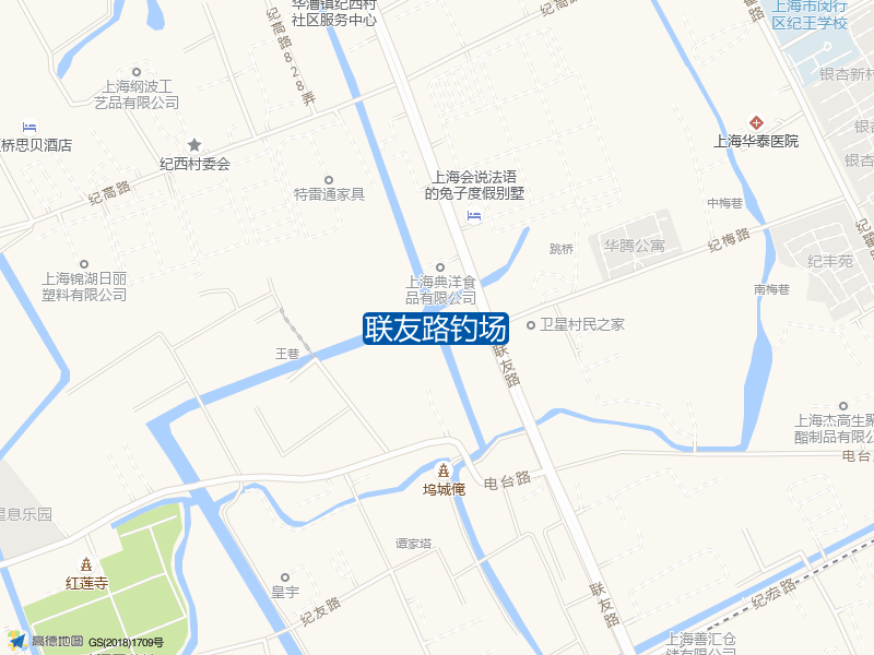 上海市闵行区联友路1187号联友路钓场钓鱼点实景照片