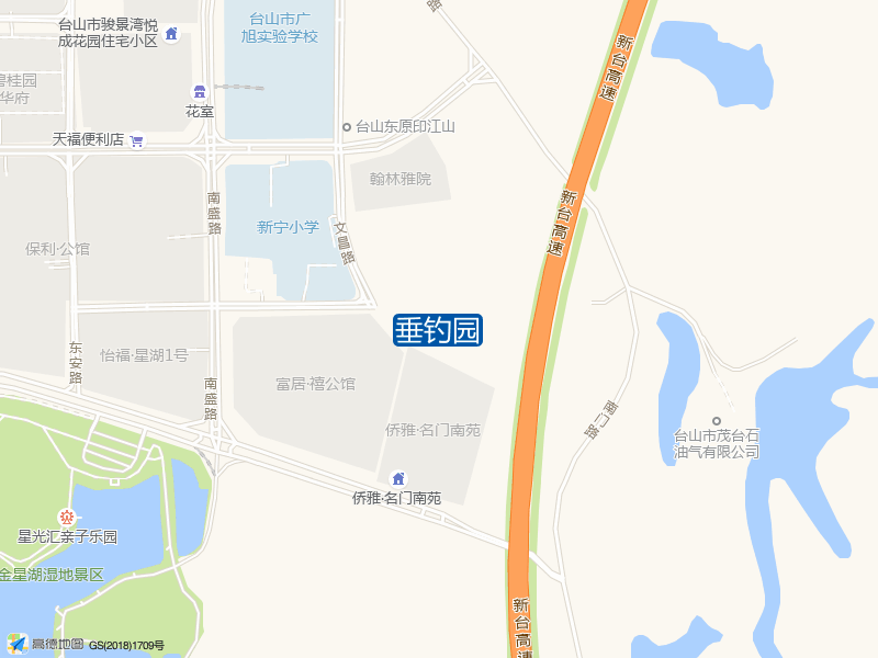 金星大道与陈宜禧路交界东南角金星湖湿地公园垂钓园钓鱼点实景照片