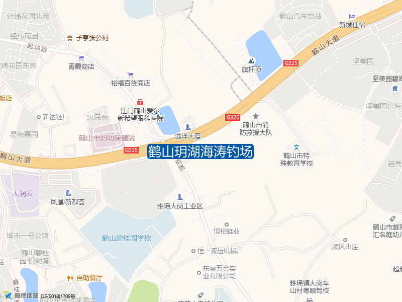 江门市鹤山市碧桂大道鹤山碧桂园-悦湖湾南侧约140米鹤山玥湖海涛钓场钓鱼点实景照片