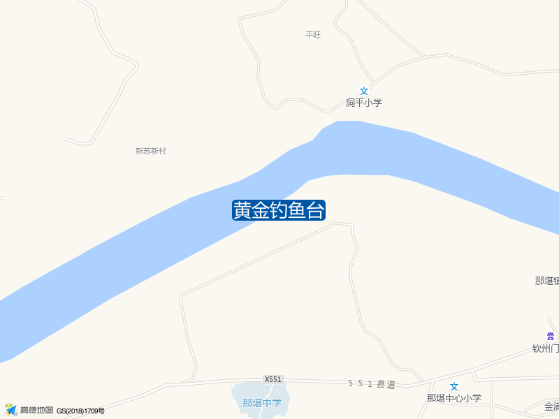 广西壮族自治区崇左市宁明县那堪镇新苏新村黄金钓鱼台钓鱼点实景照片