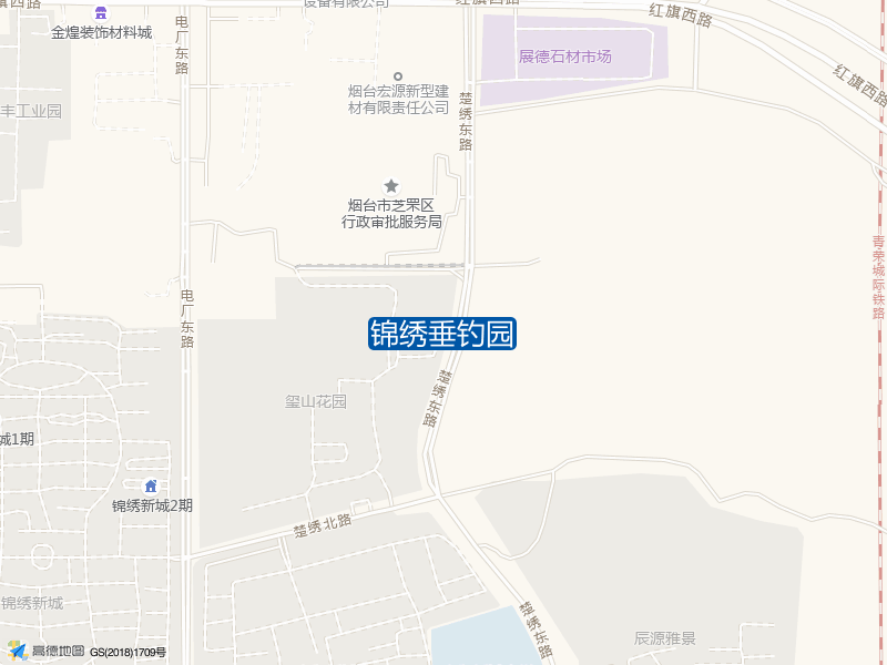 山东省烟台市芝罘区锦绣南街(锦绣新城)锦绣垂钓园钓鱼点实景照片