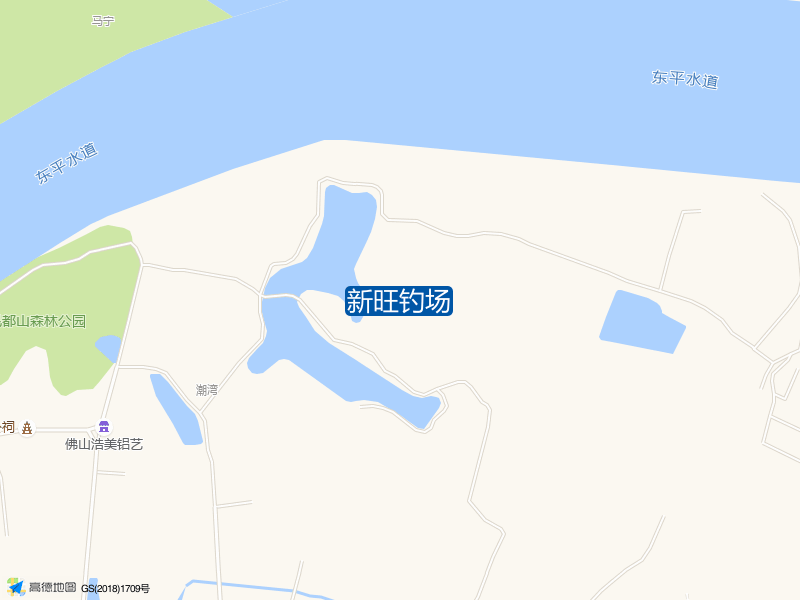 佛山市三水区江根村新旺钓场钓鱼点实景照片