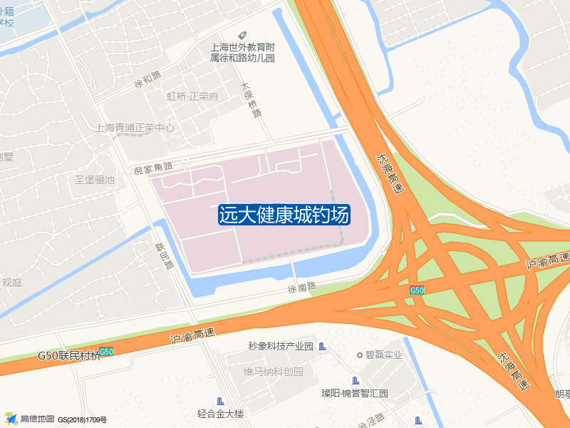 上海市青浦区徐南路远大健康城钓场钓鱼点实景照片