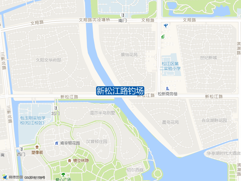 上海市松江区新松江路1819号新松江路钓场钓鱼点实景照片