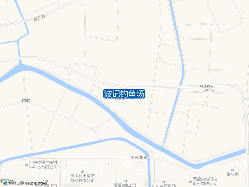 榄核镇墩塘村12生产队波记钓鱼场钓鱼点实景照片