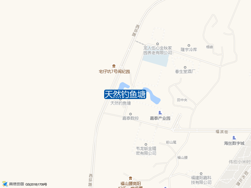 嘉泰产业园西北侧270米天然钓鱼塘钓鱼点实景照片