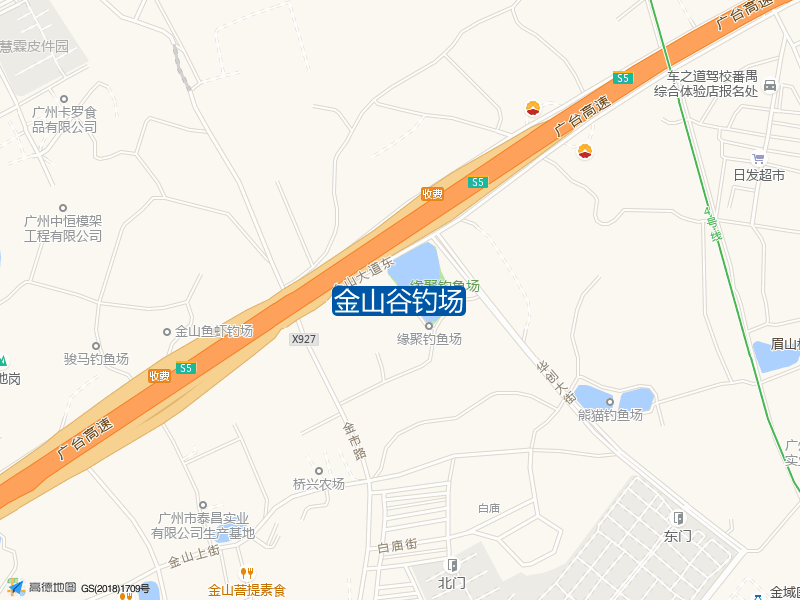 金山谷钓场钓点照片