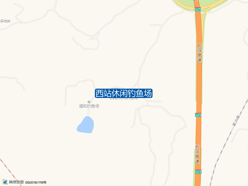 火车西站麻地岭西站休闲钓鱼场钓鱼点实景照片