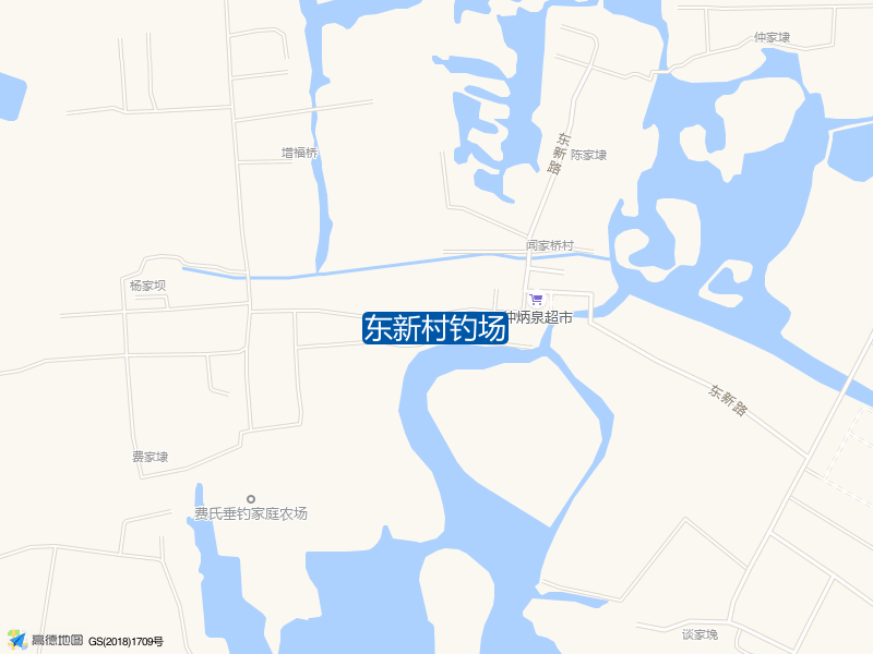 雷甸镇东新村姚家埭东新村钓场钓鱼点实景照片