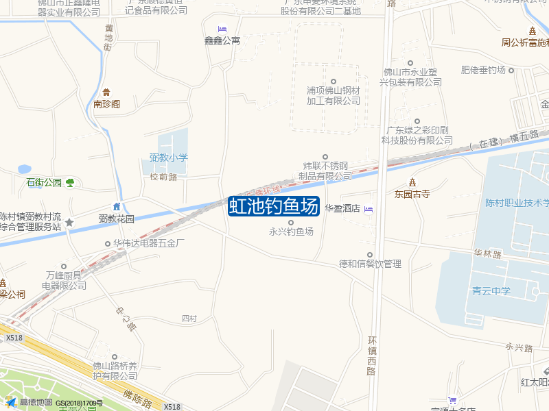 虹池钓鱼场钓点照片