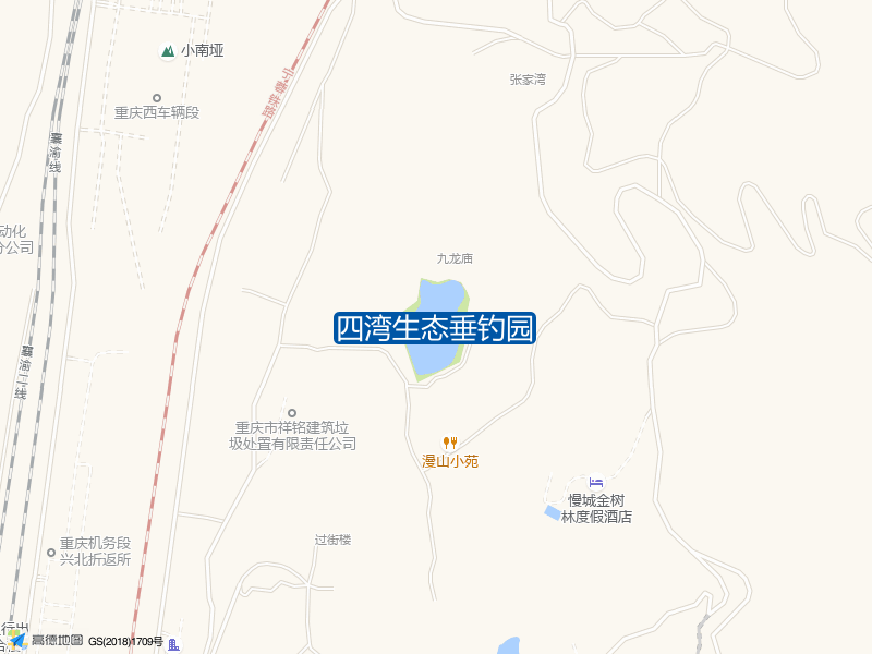 四湾生态垂钓园钓点照片