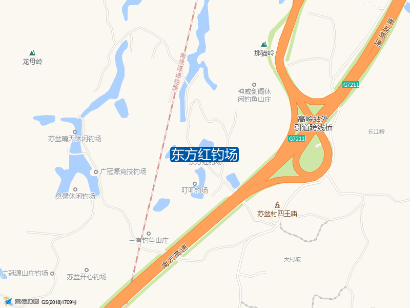 东方红钓场钓点照片