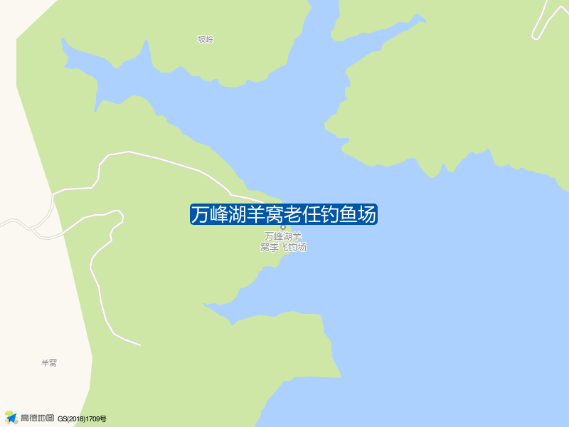 万峰湖羊窝老任钓鱼场钓点照片