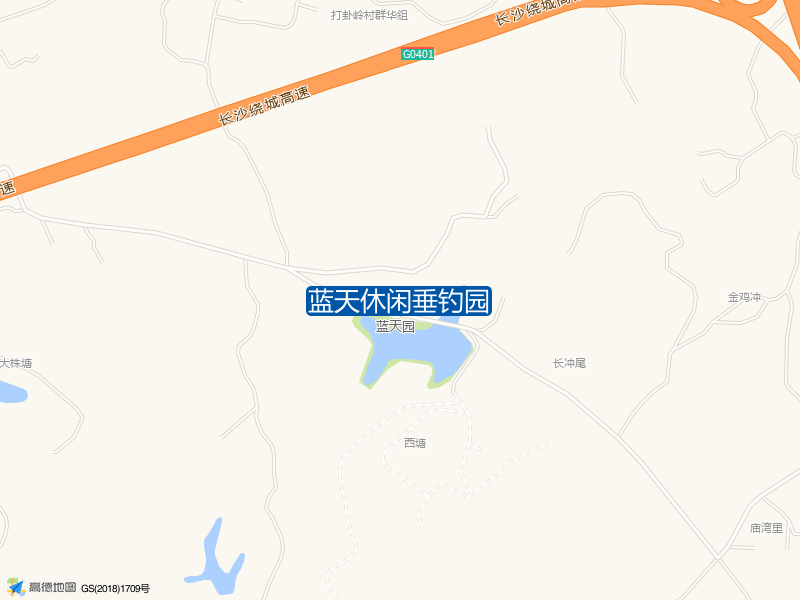 蓝天休闲垂钓园钓点照片