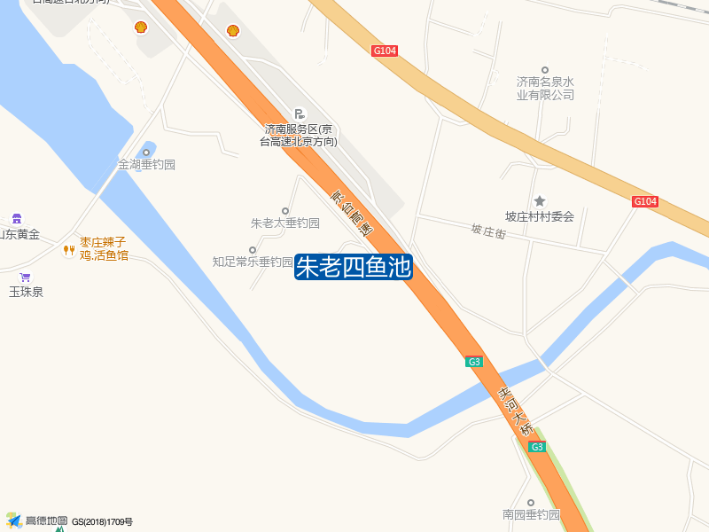 朱老四鱼池钓点照片