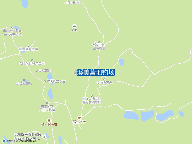 溪美营地钓场钓点照片