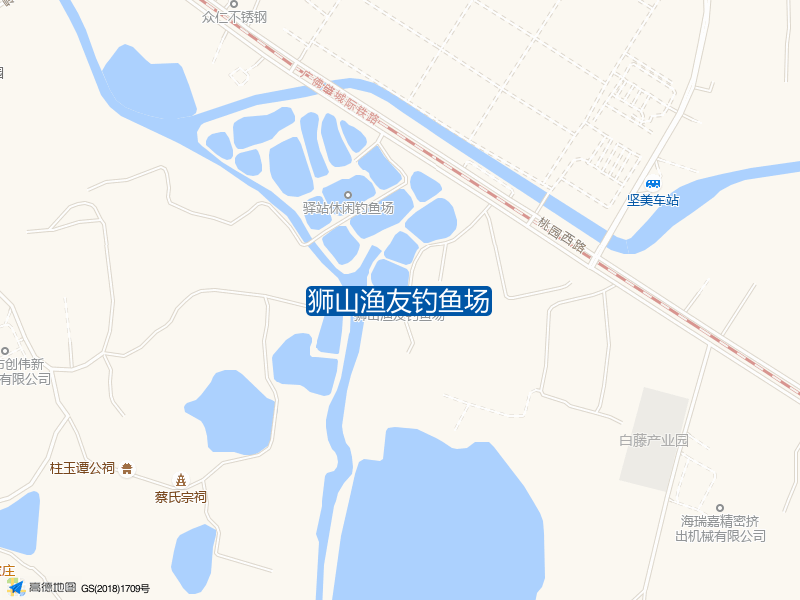 兴达钓鱼场西北侧50米狮山渔友钓鱼场钓鱼点实景照片