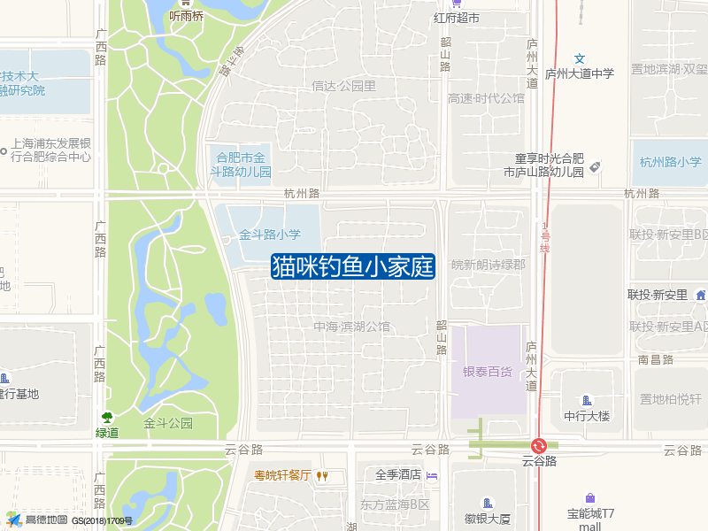 猫咪钓鱼小家庭钓点照片