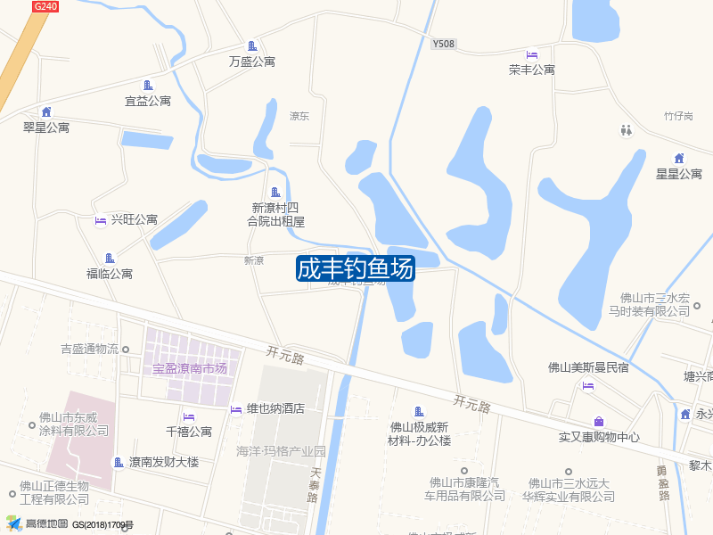 成丰钓鱼场钓点照片