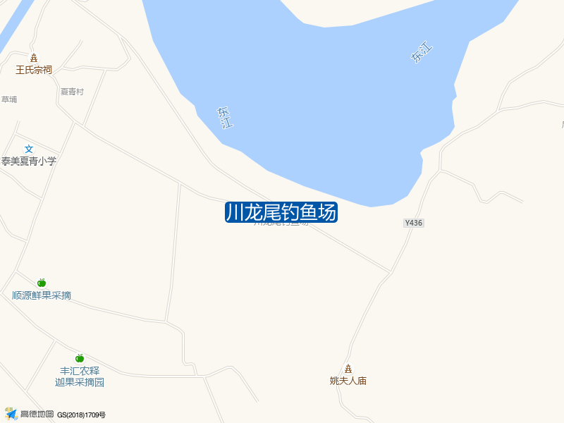 川龙尾钓鱼场钓点照片