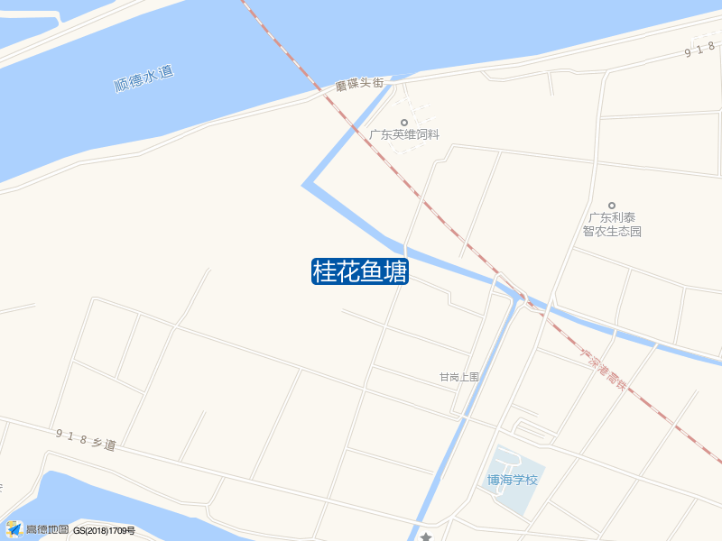 918乡道与国先街交叉口西北500米桂花鱼塘钓鱼点实景照片