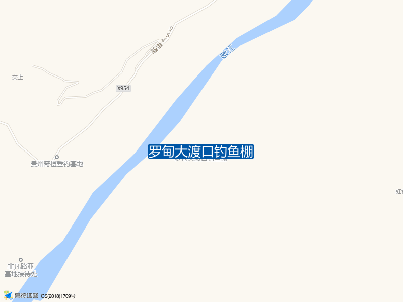 罗甸大渡口钓鱼棚钓点照片