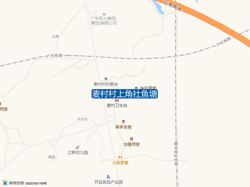 麦村村上角社鱼塘钓点照片