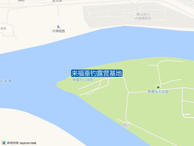 新展开心球场东北侧140米来福垂钓露营基地钓鱼点实景照片