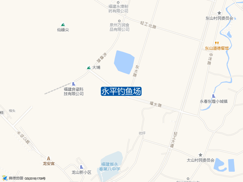 东二路与东太路交叉口西北60米永平钓鱼场钓鱼点实景照片