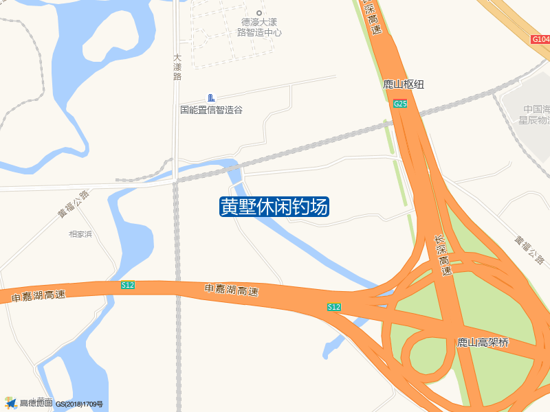 黄福公路与长西公路交叉口东南140米黄墅休闲钓场钓鱼点实景照片