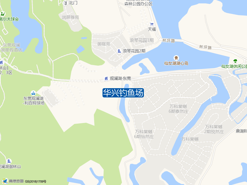 万科棠樾华兴钓鱼场钓鱼点实景照片