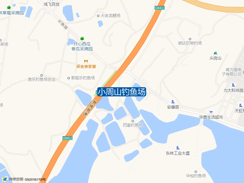 小周山钓鱼场钓点照片