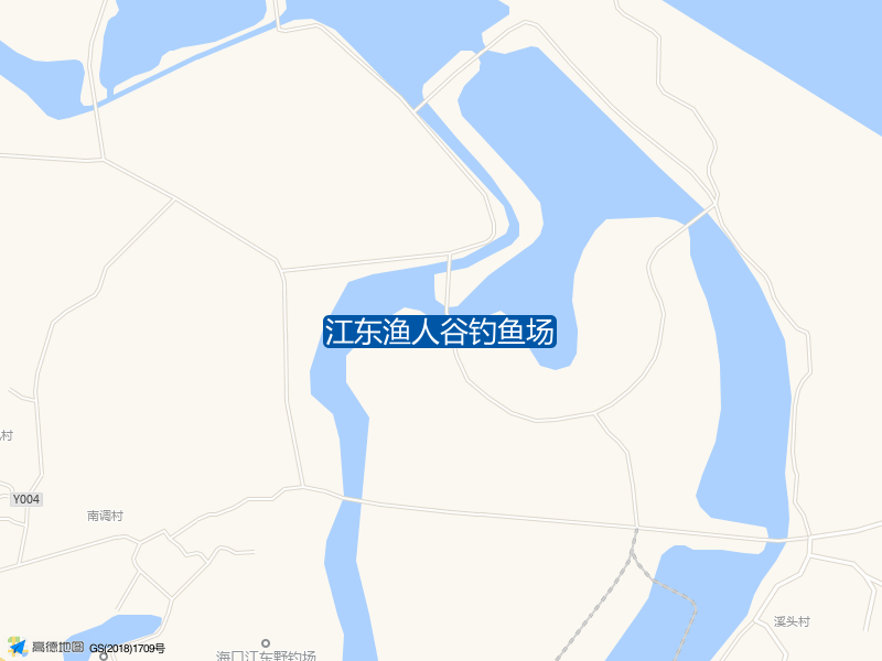 海口市美兰区江东大道江东渔人谷钓鱼场钓鱼点实景照片