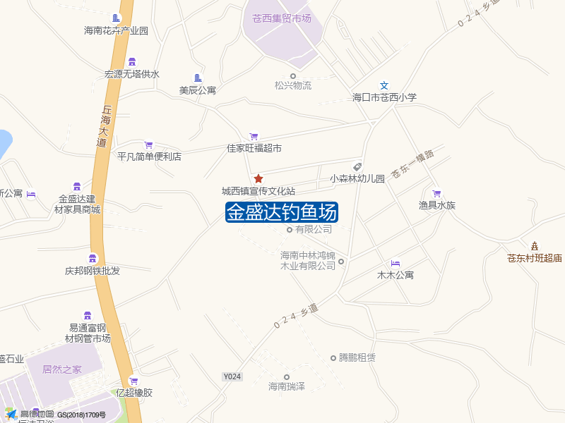 海口市龙华区寅鼎大道金盛达国际建材商城金盛达钓鱼场钓鱼点实景照片