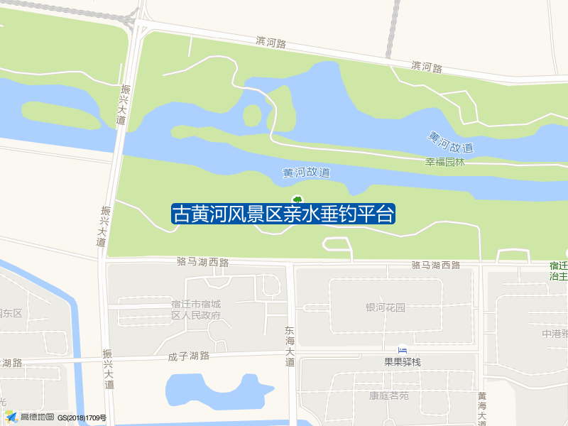 古黄河风景区亲水垂钓平台钓点照片