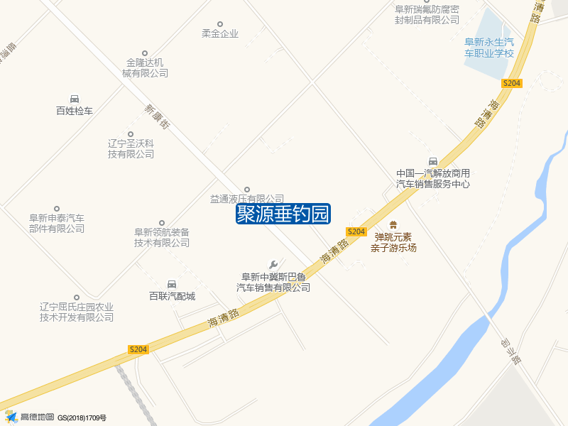 辽宁省阜新市海州区下洼子刘家鱼塘东侧60米聚源垂钓园钓鱼点实景照片