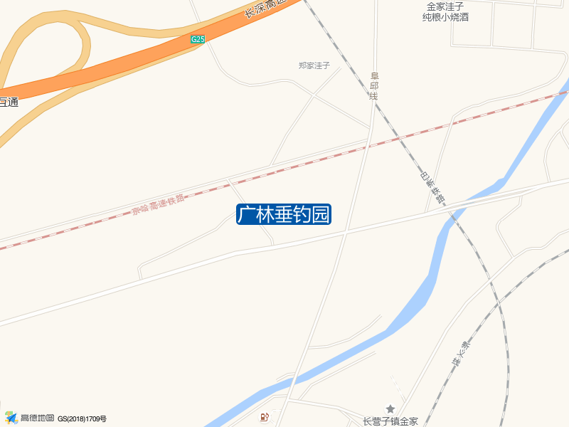 辽宁省阜新市新邱区长营子镇恒美制衣有限公司西北侧250米广林垂钓园钓鱼点实景照片