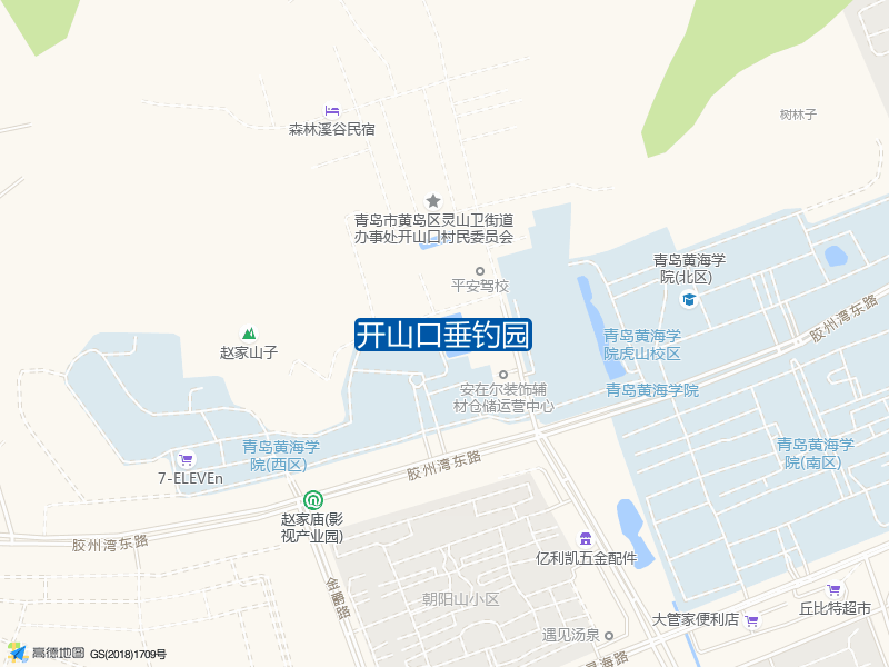 开山口垂钓园钓点照片