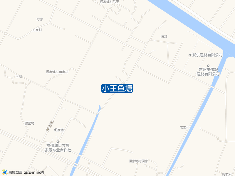 江苏省常州市新北区黄大线小王鱼塘钓鱼点实景照片